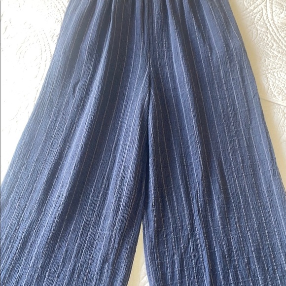 ROXY Wide-Leg smocked linen Jumper - Picture 3 of 10